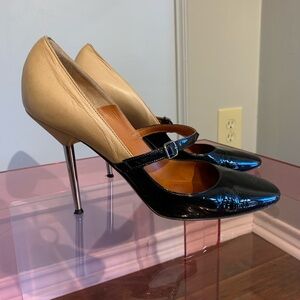 Lanvin two tone pumps heels 39